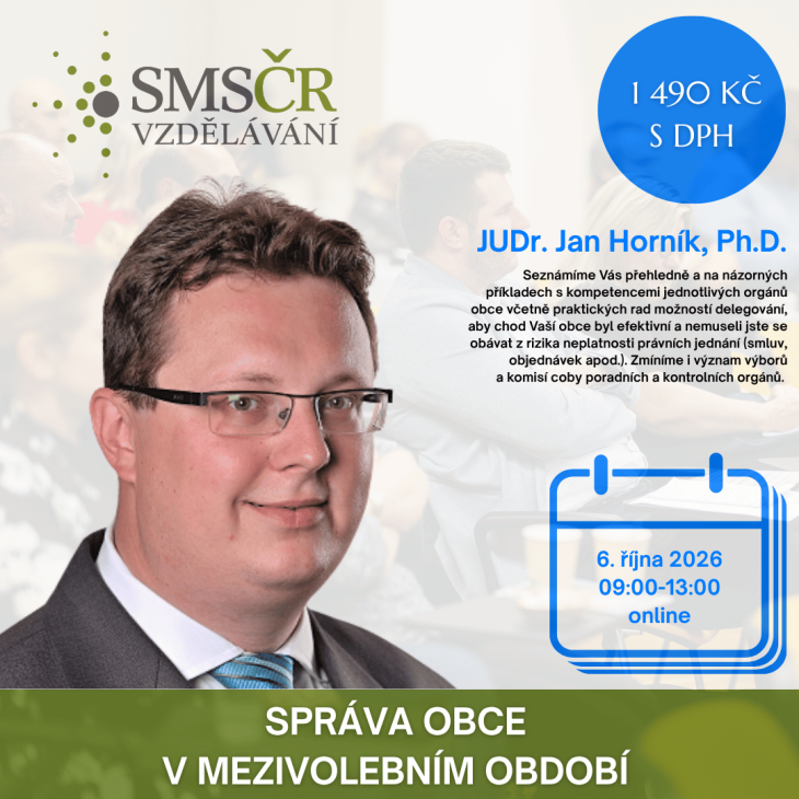 Správa obce v mezivolebním období 6. října 2026